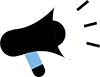pictogramme mégaphone