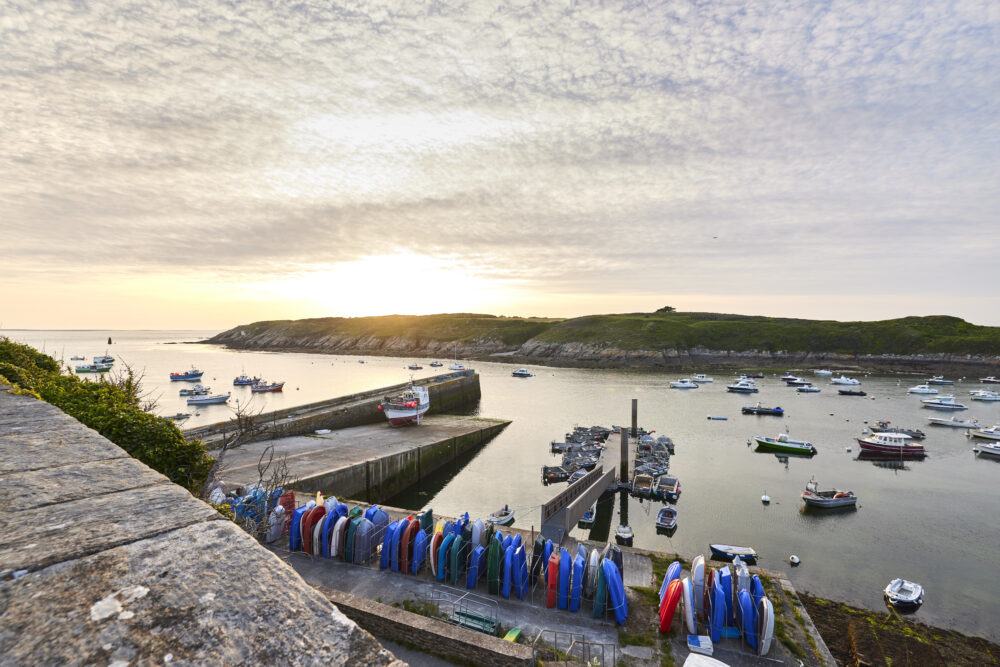 photo du port de plaisance du Conquet en Bretagne
