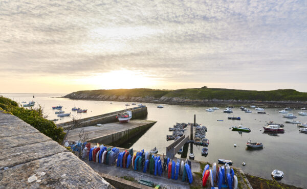 photo du port de plaisance du Conquet en Bretagne
