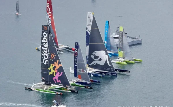 photo du départ de la course au large Drheam Cup