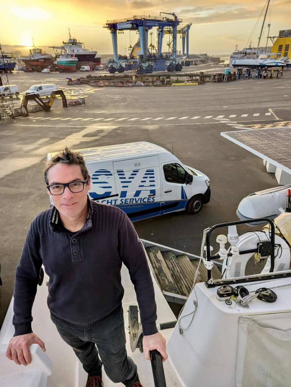 photo de Eric Lamy Dirigeant de l'entreprise bretonne SYA