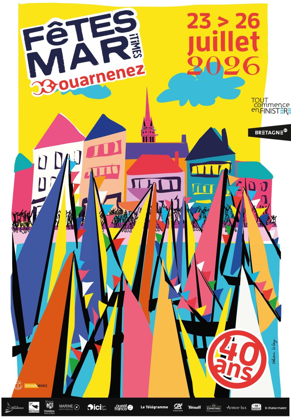 affiche fêtes maritimes douarnenez 2026
