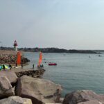 photo du centre nautique d'Erquy dans les Côtes d'Armor en Bretagne