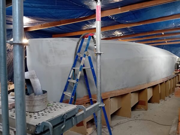 construction voilier it's now save the ocean 2