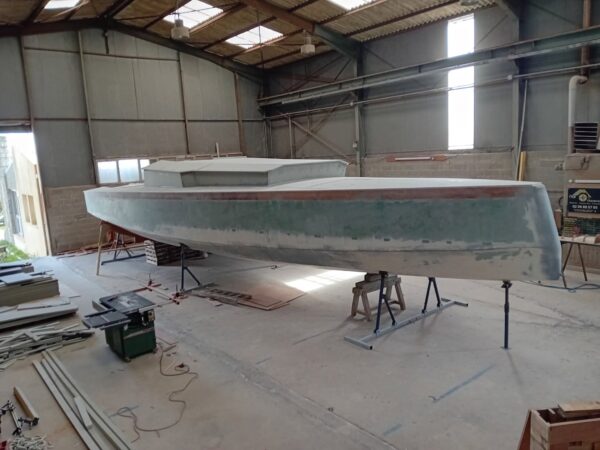 Construction du voilier it's now save the ocean 1